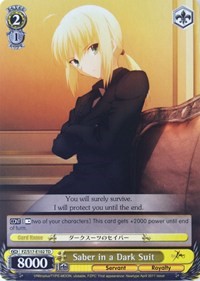 Saber in a Dark Suit