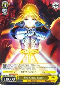 Top Class, Saber (V.1 - Trial Deck)