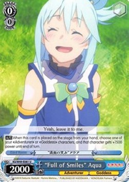 "Full of Smiles" Aqua