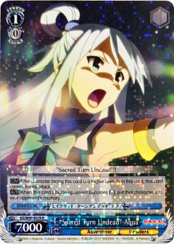 "Sacred Turn Undead" Aqua (V.1 - Rare)