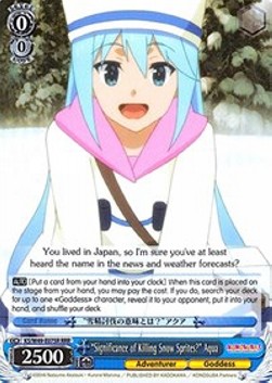 "Significance of Killing Snow Sprites?" Aqua (V.2 - Triple Rare)