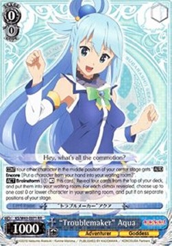 "Troublemaker" Aqua (V.1 - Double Rare)