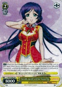 "Our LIVE, the LIFE with You" Nozomi Tojo (V.1 - Double Rare)