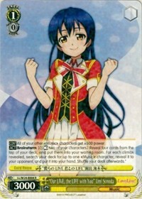 "Our LIVE, the LIFE with You" Umi Sonoda (V.1 - Double Rare)