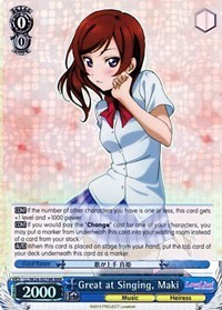 Great at Singing, Maki (V.2 - Triple Rare)