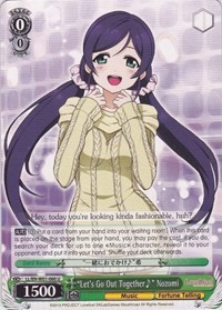 "Let's Go Out Together~" Nozomi