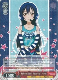 "School idol festival" Umi (V.1 - Double Rare)