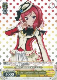 "That's Our Miracle" Maki Nishikino (V.1 - Rare)