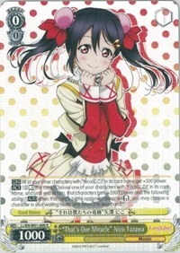 "That's Our Miracle" Nico Yazawa (V.1 - Rare)