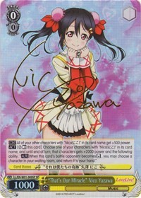 "That's Our Miracle" Nico Yazawa (V.2 - Special Rare)