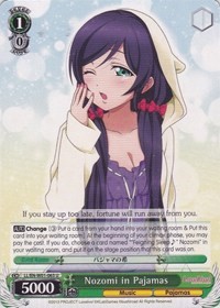 Nozomi in Pajamas