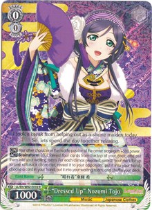 "Dressed Up" Nozomi Tojo (V.1 - Rare)