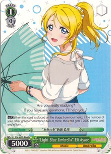 "Light Blue Umbrella" Eli Ayase