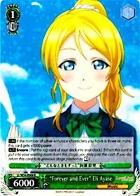 "Forever and Ever" Eli Ayase (V.1 - Rare)