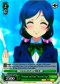 "Forever and Ever" Nozomi Tojo (V.2 - Super Rare)