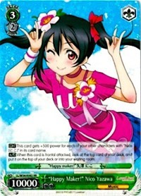 "Happy Maker!" Nico Yazawa (V.1 - Double Rare)