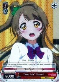 "Not Fair" Kotori