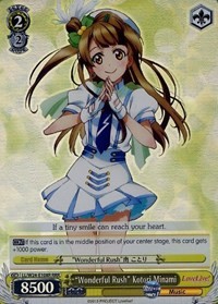 "Wonderful Rush" Kotori Minami (V.2 - Triple Rare)