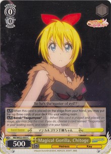 Magical Gorilla, Chitoge (V.2 - Parallel Foil)