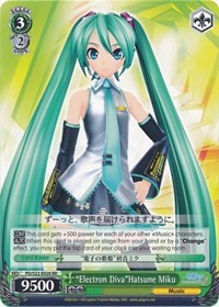 "Electron Diva"Hatsune Miku (V.1 - Double Rare)