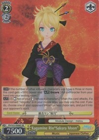 Kagamine Rin"Sakura Moon" (V.2 - Super Rare)