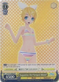 Kagamine Rin"Striped Bikini" (V.2 - Super Rare)