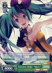 Hatsune Miku "Siren" (V.2 - Triple Rare)