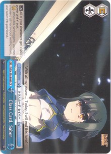 Class Card, Saber (V.1 - Climax Rare)