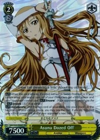 Asuna Dozed Off (V.2 - Triple Rare)