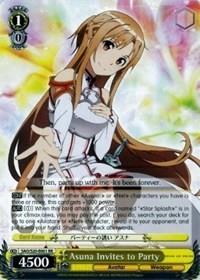 Asuna Invites to Party (V.1 - Double Rare)