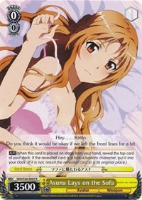 Asuna Lays on the Sofa (V.1 - Rare)