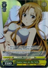 Asuna Lays on the Sofa (V.2 - Super Rare)