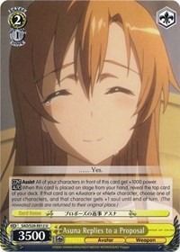 Asuna Replies to a Proposal