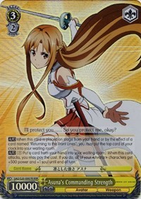 Asuna's Commanding Strength (V.2 - Triple Rare)