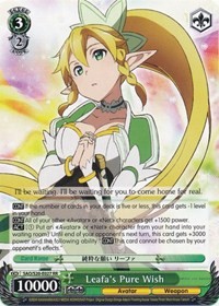 Leafa's Pure Wish (V.1 - Double Rare)