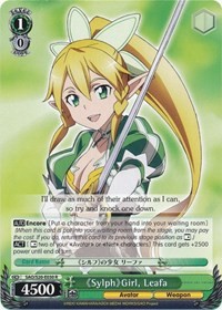 Sylph Girl, Leafa (V.1 - Rare)