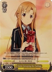 Asuna Conveying Her Feelings