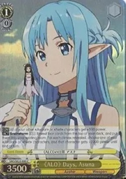 ALO Days, Asuna (V.2 - Parallel Foil)