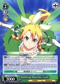 Gathering Materials, Leafa (V.1 - Common)