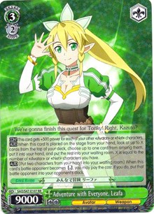 Adventure with Everyone, Leafa (V.1 - Double Rare)