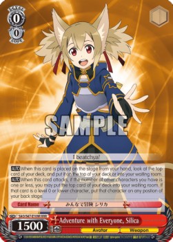 Adventure with Everyone, Silica (V.2 - Triple Rare)