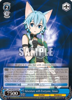 Adventure with Everyone, Sinon (V.1 - Uncommon)