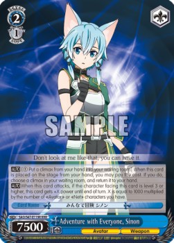 Adventure with Everyone, Sinon (V.2 - Triple Rare)