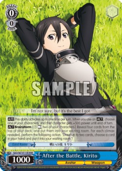 After the Battle, Kirito (V.2 - Triple Rare)