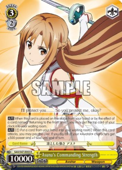 Asuna's Commanding Strength