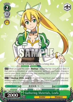 Gathering Materials, Leafa