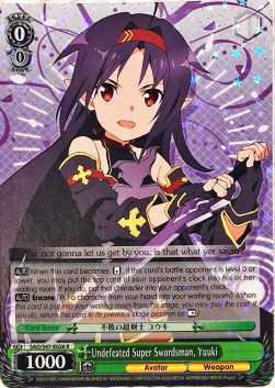 Undefeated Super Swordsman, Yuuki (V.1 - Rare)