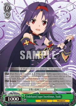 Undefeated Super Swordsman, Yuuki (V.2 - Triple Rare)