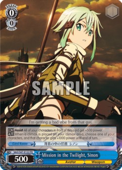 Mission in the Twilight, Sinon