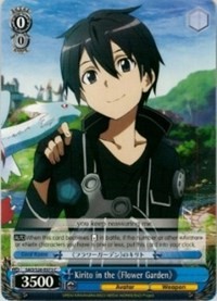 Kirito in the Flower Garden